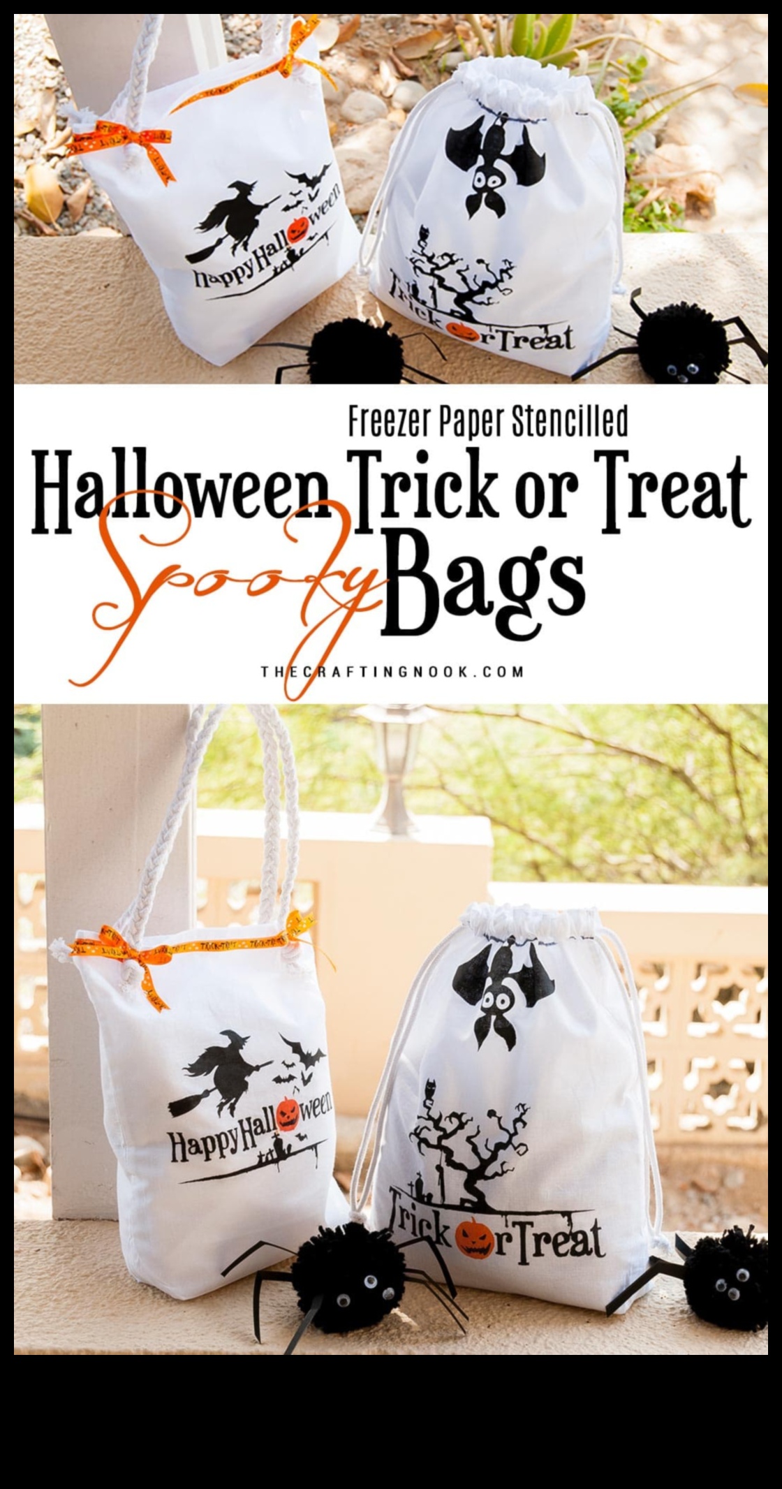 Pungi de bricolaj pentru Halloween: Fabricare pentru surprize dulci și înfricoșătoare