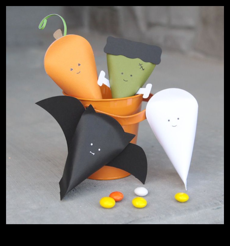 Pungi de bricolaj pentru Halloween: Fabricare pentru surprize dulci și înfricoșătoare