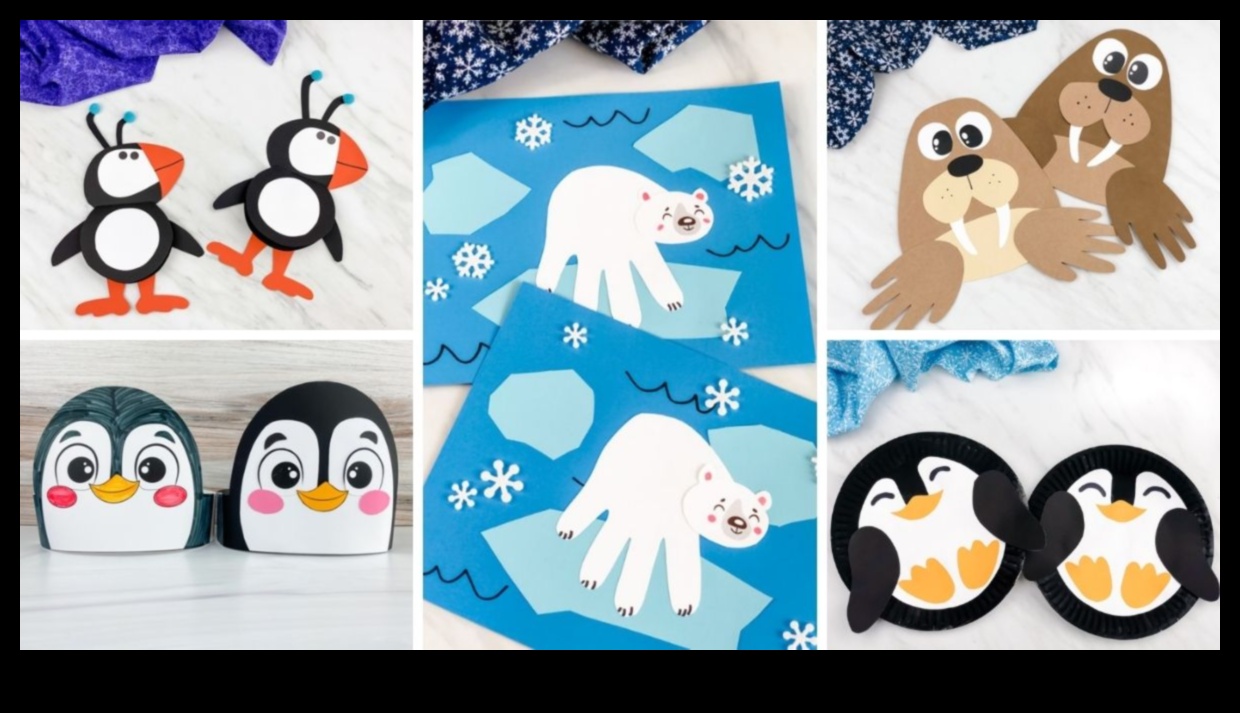 Crafty Critters 10 meșteșuguri de iarnă pentru copii 4 Meșteșuguri cu animale sălbatice de iarnă: proiecte de bricolaj inspirate de creaturile naturii