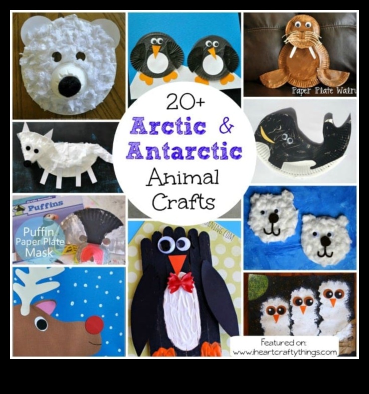 Crafty Critters 10 meșteșuguri de iarnă pentru copii 5 Meșteșuguri cu animale sălbatice de iarnă: proiecte de bricolaj inspirate de creaturile naturii