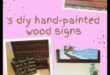 Semne personalizate din lemn: meșteșuguri pentru decorațiuni personalizate