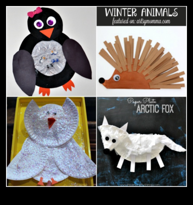 Crafty Critters 10 meșteșuguri de iarnă pentru copii 1 Meșteșuguri cu animale sălbatice de iarnă: proiecte de bricolaj inspirate de creaturile naturii