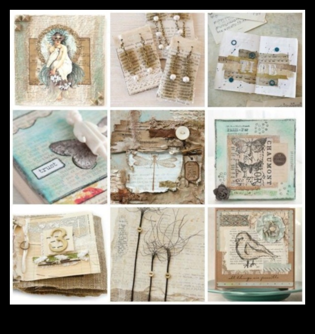 Papercraft Collage Un mod creativ de a reutiliza hârtie veche 1 Crafting cu Papercraft Collage Techniques: Stratificare pentru interes