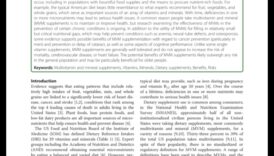 Perspective esențiale: înțelegerea și abordarea lacunelor nutriționale